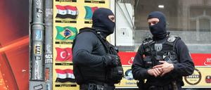 Bei einem Einsatz gegen eine kriminellen Clan in Neukölln.