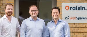 Die Gründer: Frank Freund, Tamaz Georgadze und Michael Stephan.