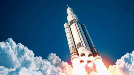 Mondsucht. Das „Space Launch System“ soll Amerikaner auf den Mond bringen. F.: Nasa