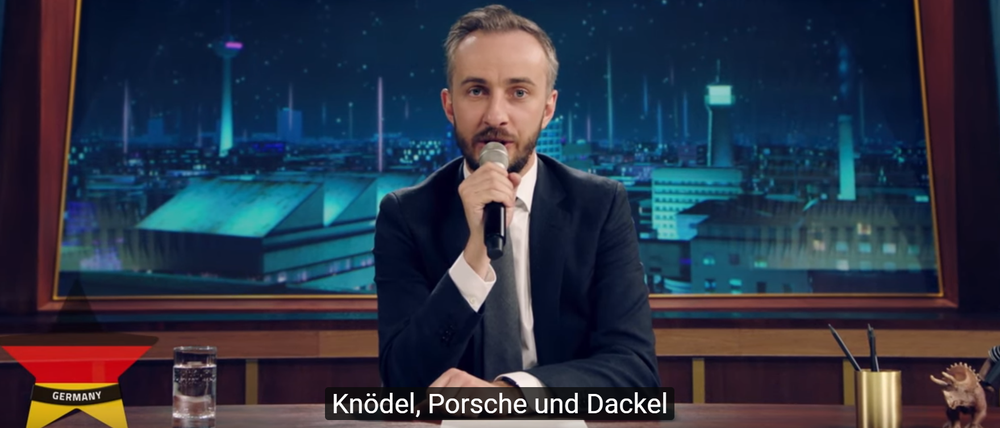 Ein Spiel mit Klischees: Jan Böhmermann vertritt Deutschland im neuen Europa-Song.