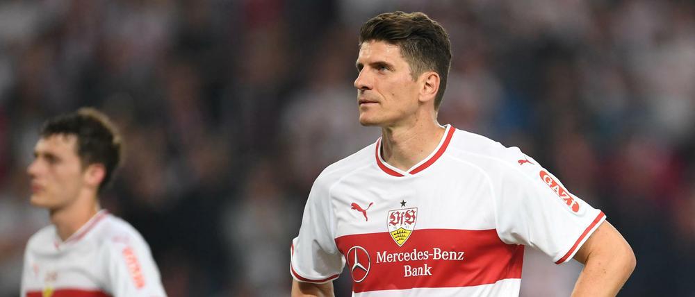 Mario Gomez hielt die Hoffnungen der Schwaben mit seinem Tor am Leben.