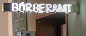Das Bürgeramt im Berliner Rathaus.