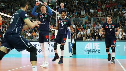 Innsbruck in der Bundesliga. Die Alpenvolleys sind in Österreich zuhause, spielen aber in der deutschen Volleyball-Bundesliga.