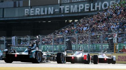 Großereignis auf dem Tempelhofer Feld: die Formel E.