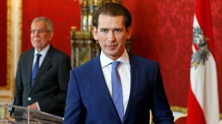 Österreichs Kanzler Sebastian Kurz und Präsident Alexander Van der Bellen.