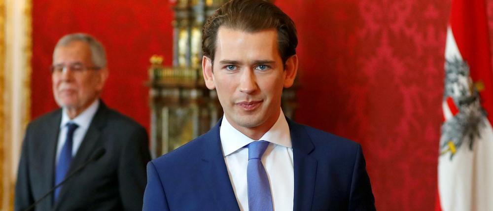 Österreichs Kanzler Sebastian Kurz und Präsident Alexander Van der Bellen.