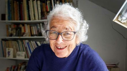 Bei der Arbeit. Die verstorbene Judith Kerr.