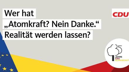 Ein "Sharepic" der CDU auf Twitter.