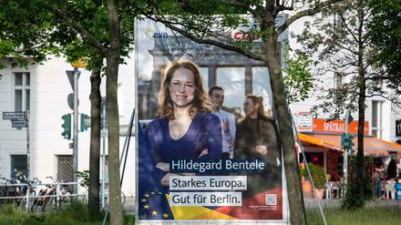 Geschafft. Die Berliner CDU-Spitzenkandidatin Hildegard Bentele wird EU-Abgeordnete.