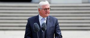 Der Bundespräsident Frank-Walter Steinmeier .