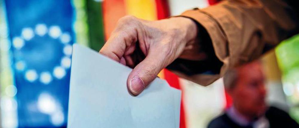 Deutlich mehr Berliner haben bei der Europawahl von ihrem Stimmrecht Gebrauch gemacht als in der Vergangenheit.