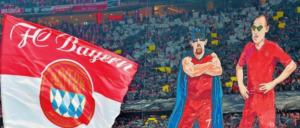 Hommage aus dem Block. Die Anhänger des FC Bayern verziehen Franck Ribéry zahlreiche Fehltritte – und brauchten einige Zeit, um mit Arjen Robben warmzuwerden.