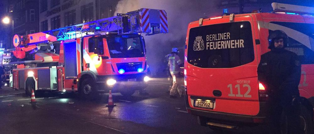 Feuerwehreinsatz in Berlin.