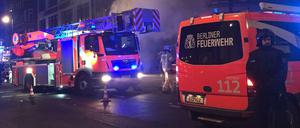 Feuerwehreinsatz in Berlin.