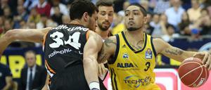 Platz da, jetzt komm ich: Albas Tempomacher Peyton Siva gab im dritten Spiel der Viertelfinalserie gegen Ulm sein Comeback.