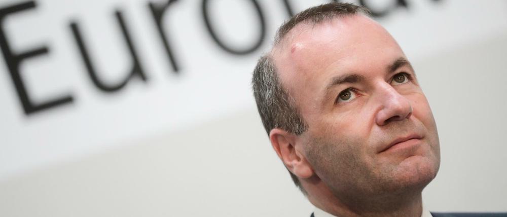 Manfred Weber (CSU), EVP-Spitzenkandidat. 
