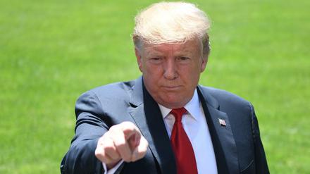 Warnung an den Iran: US-Präsident Donald Trump