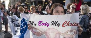 Protest gegen strenge Abtreibungsgesetze in Chicago