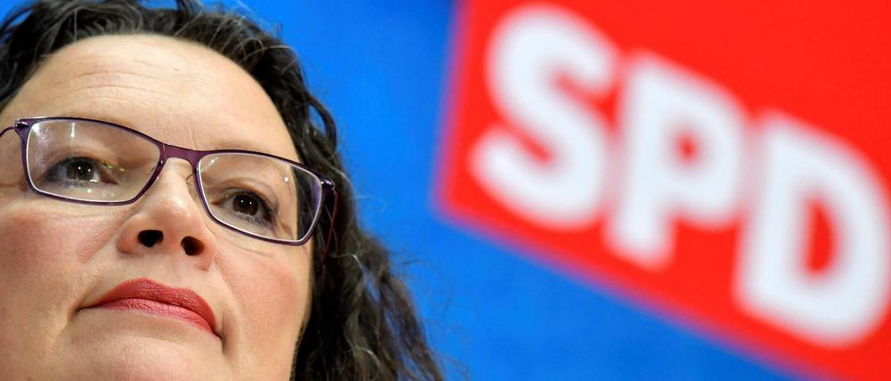 Hat den derzeit vielleicht undankbarsten Job im Politikbetrieb: Andrea Nahles.