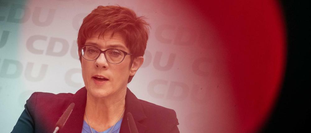 Annegret Kramp-Karrenbauer, Bundesvorsitzende der CDU. 