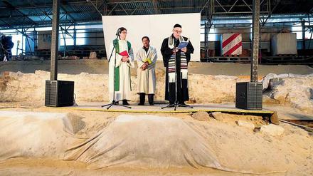 Pfarrer Gregor Hohberg, Imam Kadir Sanci und Rabbiner Andreas Nachama sagen: „Wir sind Freunde geworden.“ 