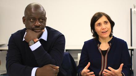 Felwine Sarr (links) und Bénédicte Savoy.
