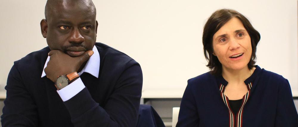 Felwine Sarr (links) und Bénédicte Savoy.