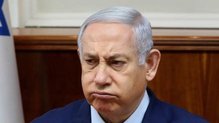 Nicht amüsiert: Benjamin Netanjahu, Ministerpräsident von Israel, scheiterte bei der Regierungsbildung.