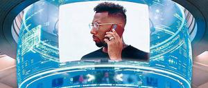 Soccer Alien. Fußballer Jérôme Boateng wird dank „MIB“ auf der Leinwand zum Außerirdischen. 