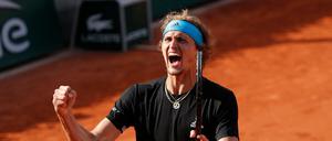 Geschafft. Alexander Zverev steht im Viertelfinale der French Open.