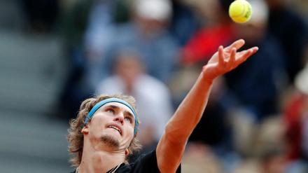 Fokussiert. In der zweiten Runde hatte Alexander Zverev keine Mühe.