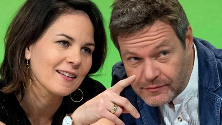 Die Grünen-Chefs Annalena Baerbock und Robert Habeck.