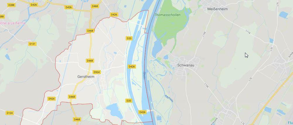 Das Unglück ereignete sich nahe der Stadt Gerstheim.