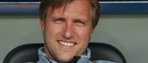 Hat gut lachen. Markus Krösche wird neuer Sportdirektor von RB Leipzig.