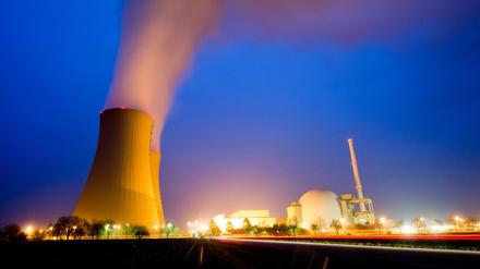Das Kernkraftwerk Grohnde in der Gemeinde Emmerthal im Landkreis Hameln-Pyrmont (Niedersachsen). 