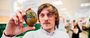 Nicht schön, aber essbar. Meint Mülltaucher Raphael Fellmer.