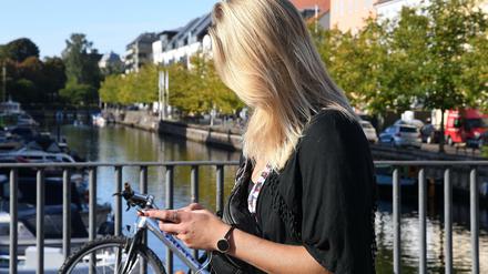 Digital in Kopenhagen: Auch vom Smarthpone lassen sich in Dänemark die Behörden leicht erreichen. 