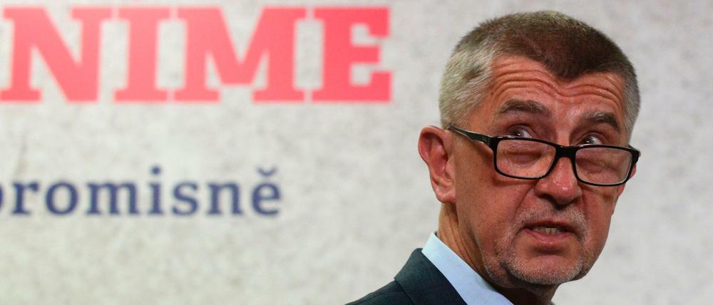 Unter Druck: Der tschechische Regierungschef Andrej Babis