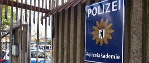 Die Berliner Polizeiakademie steht schon wieder in den Schlagzeilen.