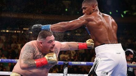 Anthony Joshua (r.) verlor völlig überraschend gegen Andy Ruiz Jr.