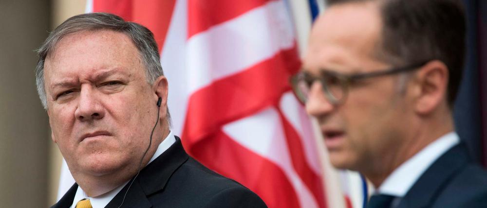 US-Außenminister Mike Pompeo (l.) und sein deutscher Amtskollege bemühen sich, die Verbundenheit beider Länder zu betonen.