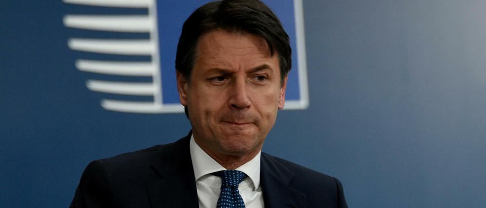 Italiens Premier Giuseppe Conte. 