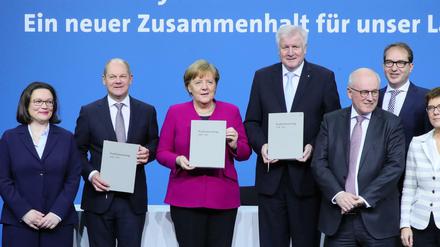 Andere Zeiten: Im März 2018 konstituierte sich die große Koalition. 