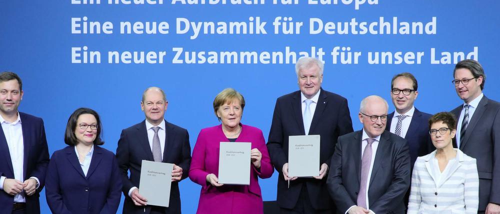 Andere Zeiten: Im März 2018 konstituierte sich die große Koalition.