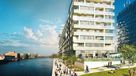 Nah am Wasser gebaut. Die Initiative „Mediaspree versenken“ forderte für Neubauten mindestens 50 Meter Abstand zum Spreeufer. 