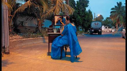 Die Heimat im Herzen tragen. Bani Abidis „Karachi Series I“ von 2009. 