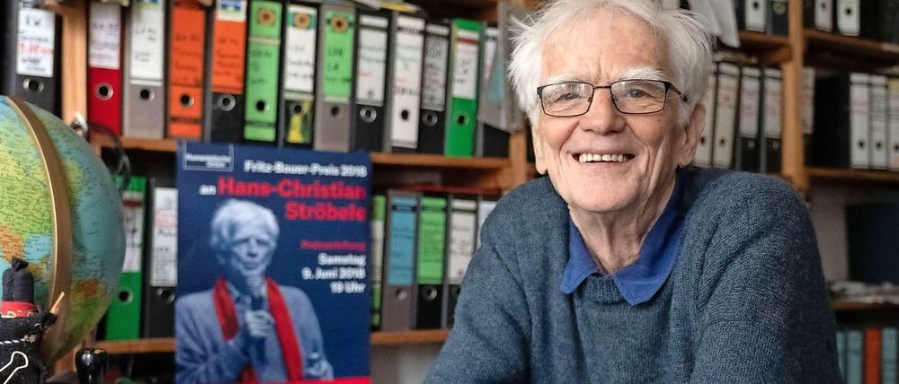 Die Politik lässt ihn nicht los. Hans-Christian Ströbele feiert seinen 80. Geburtstag