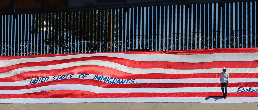 Protest in Mexiko gegen die Einwanderungspolitik von US-Präsident Donald Trump