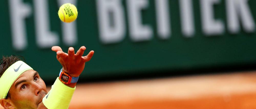 Rafael Nadal zog bei seiner 15. Teilnahme zum zwölften Mal in das Semifinale von Paris ein.
