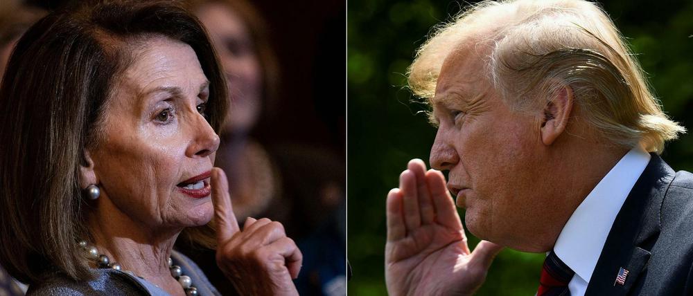 Angespanntes Verhältnis: Nancy Pelosi und US-Präsident Donald Trump 